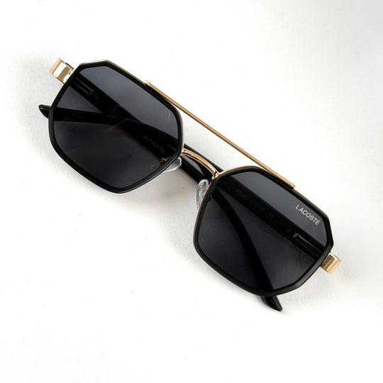 Lacoste Geometric Double Bridge - Gold Black - Giiz store