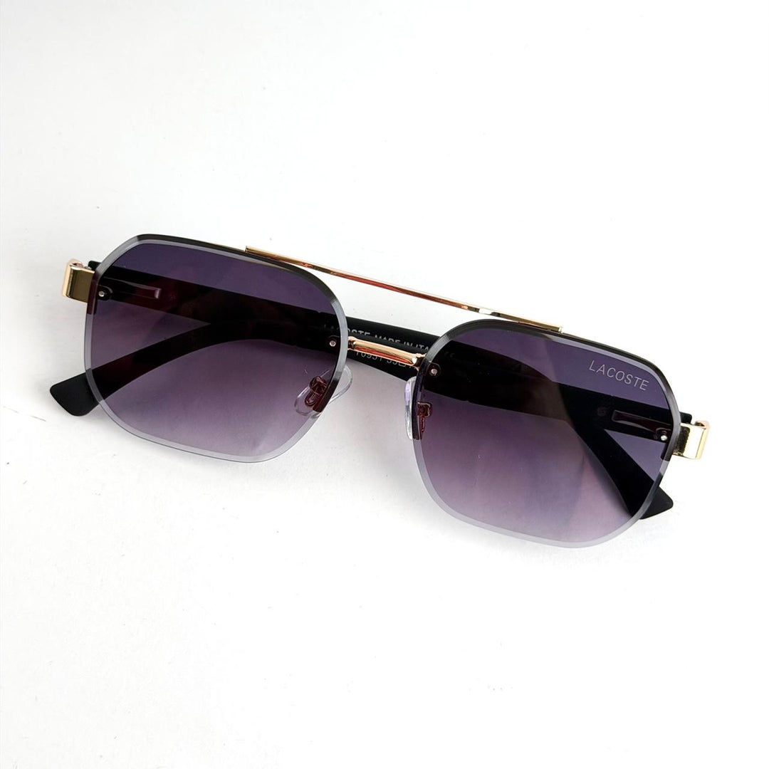Lacoste Modern Square – Black &amp; Gold - Giiz store