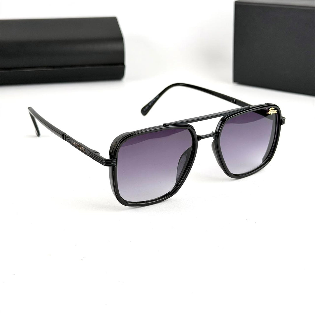 Lacoste Square Aviator – Black/Purple Gradient - Giiz store