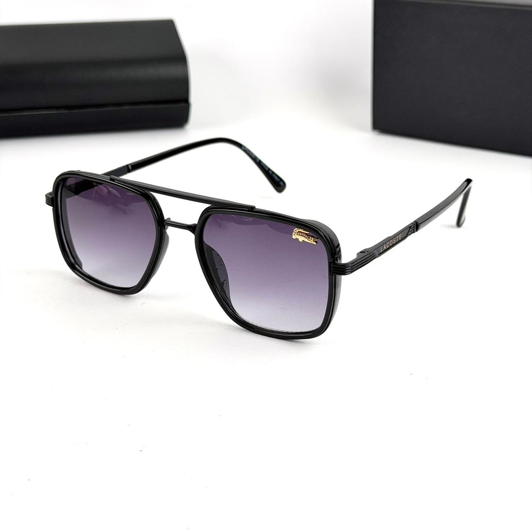 Lacoste Square Aviator – Black/Purple Gradient - Giiz store