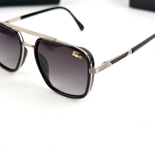 Lacoste Square Aviator – Black/Silver Gradient - Giiz store