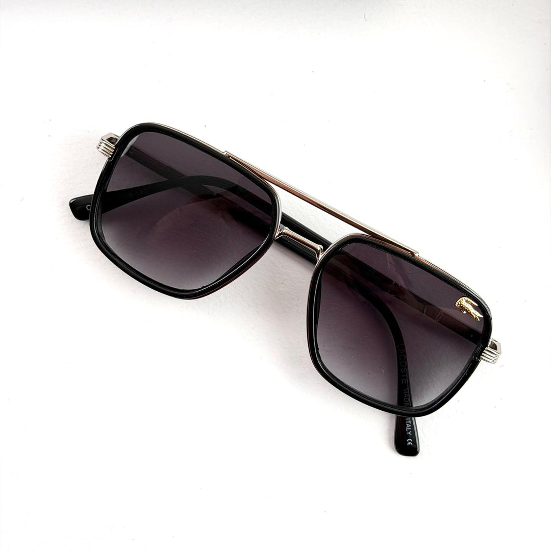 Lacoste Square Aviator – Black/Silver Gradient - Giiz store