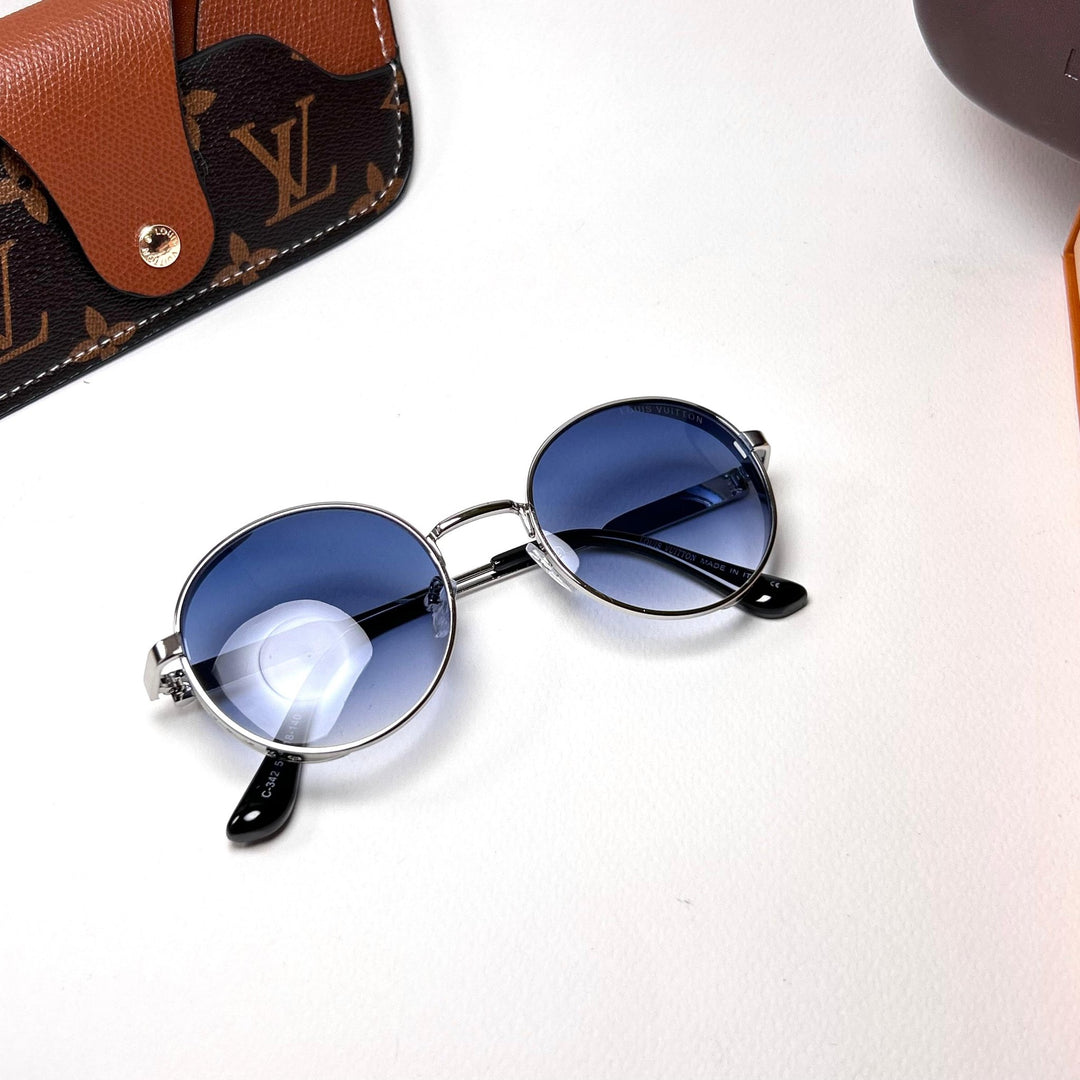 Louis Vuitton Aura Round Ornate - Blue Gradient - Giiz store