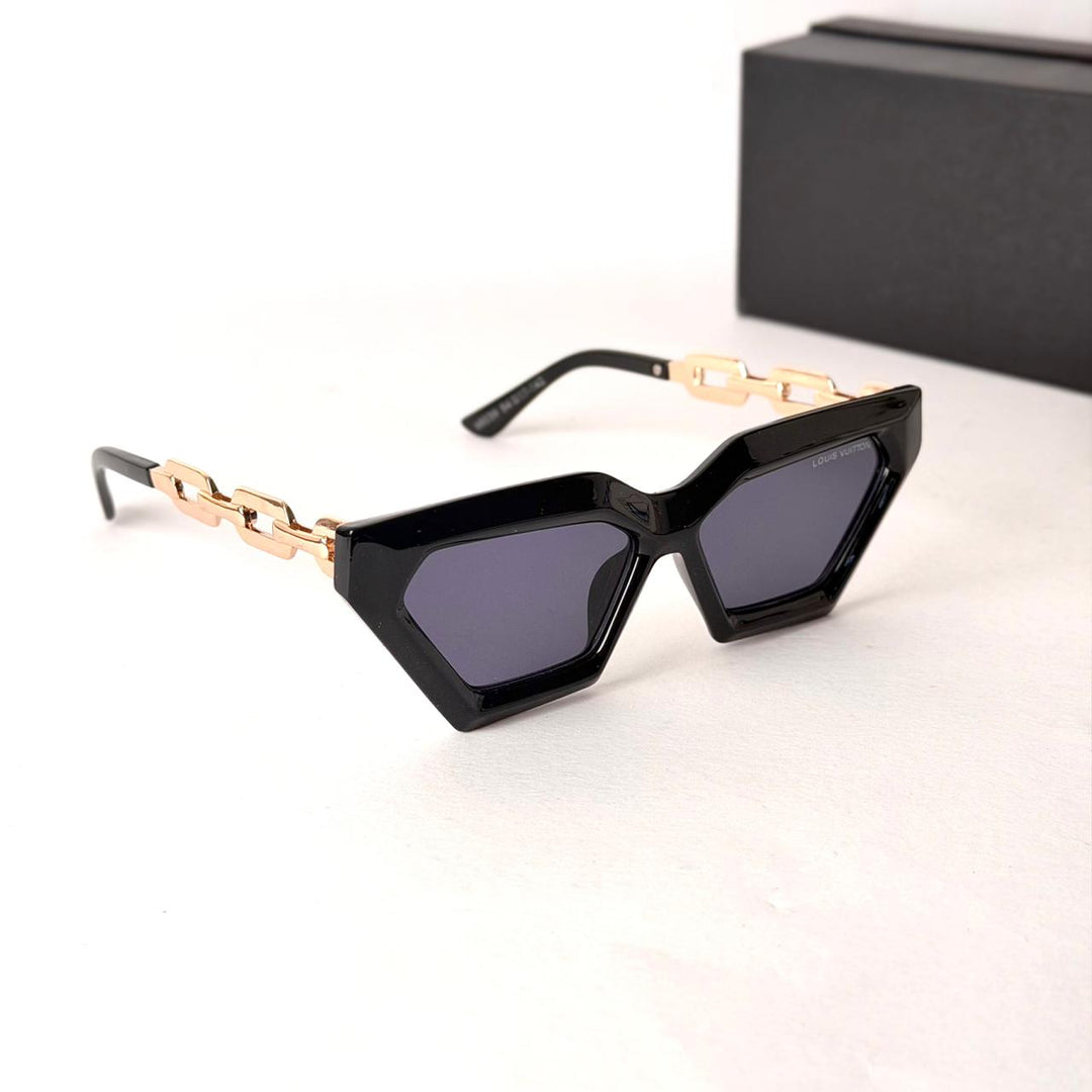 Louis Vuitton Chain Link Hexagon – Gloss Black - Giiz store