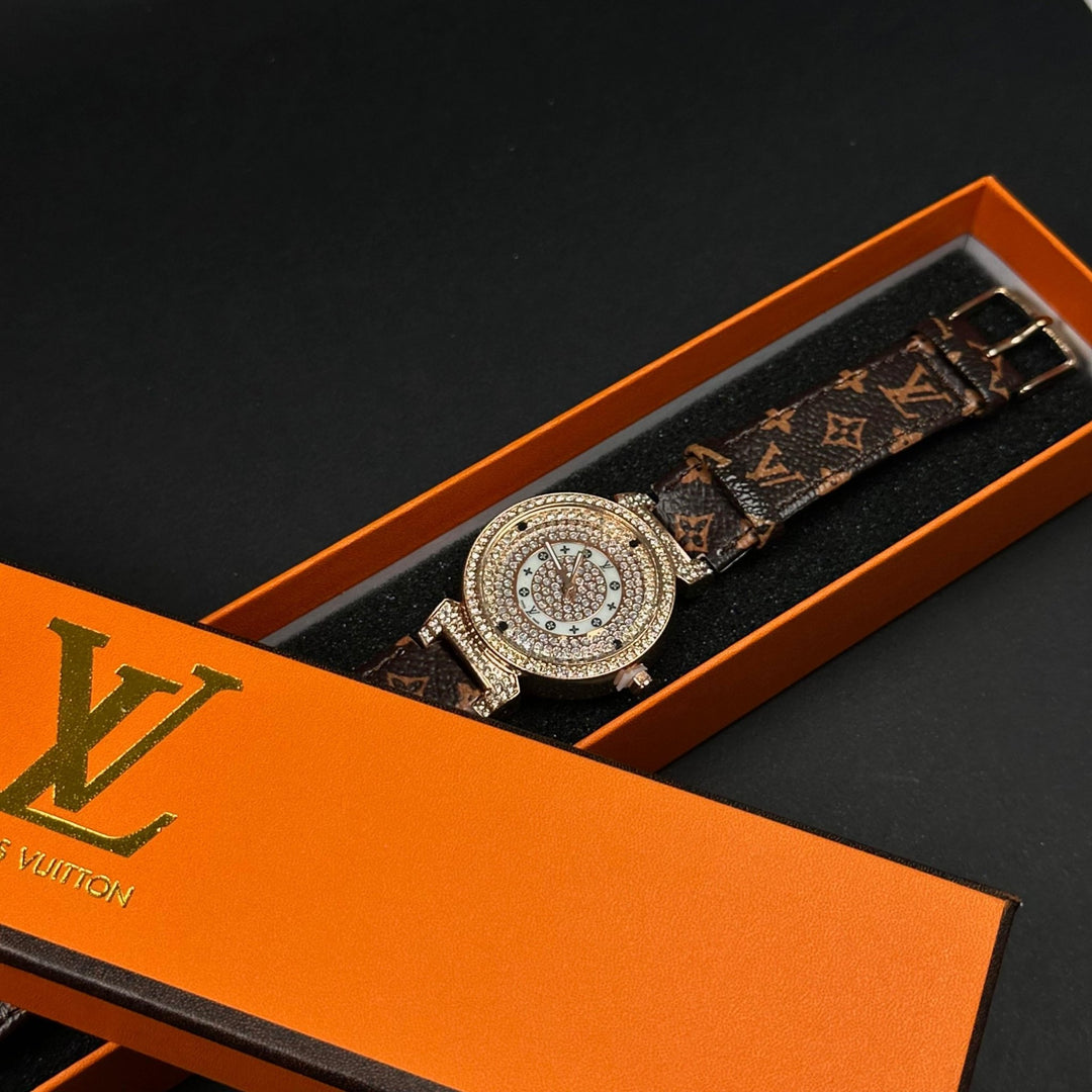 Louis Vuitton LV Crystal Round – Monogram Brown - Giiz store