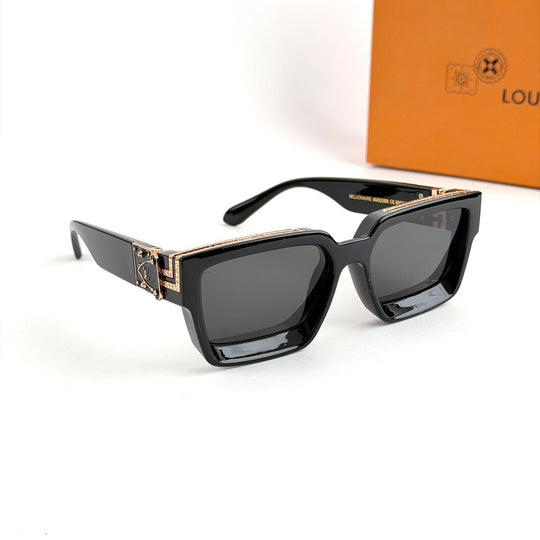 Louis Vuitton Millionaires – Glossy Black / Gold Hardware - Giiz store