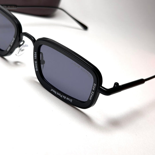 Louis Vuitton Rectangular Super Vision - Full Black - Giiz store