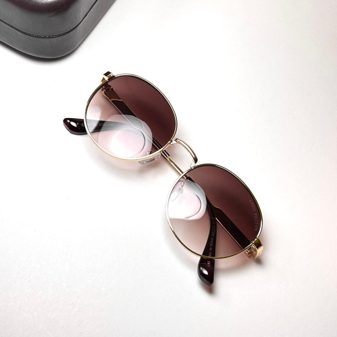 Louis Vuitton Round Classic 401 – Gold Brown - Giiz store