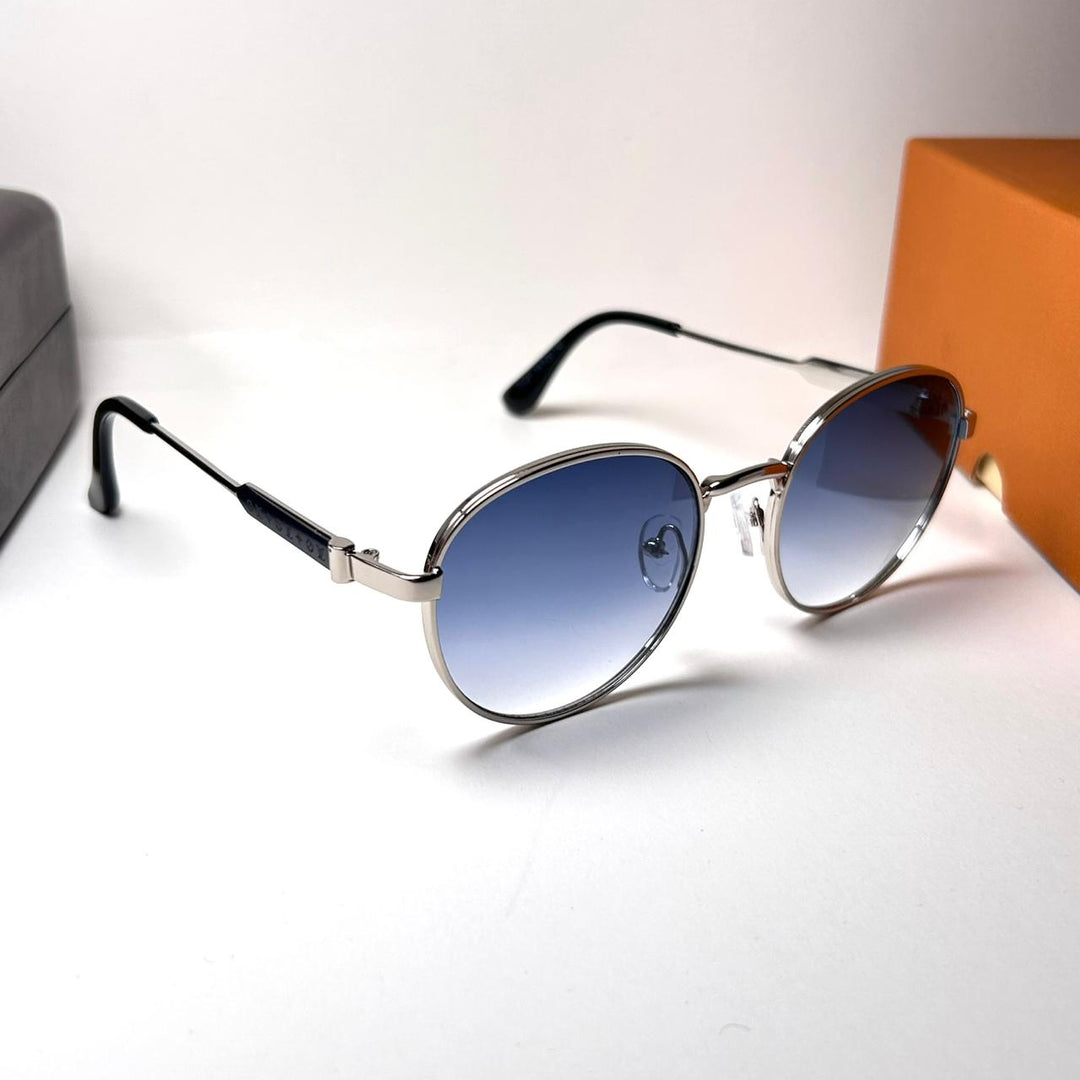 Louis Vuitton Round Classic 401 – Silver Blue - Giiz store