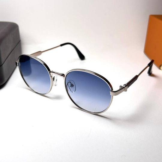Louis Vuitton Round Classic 401 – Silver Blue - Giiz store
