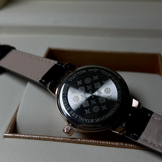 Louis Vuitton Stellar Orbit – Black Patent Rotating Dial - Giiz store