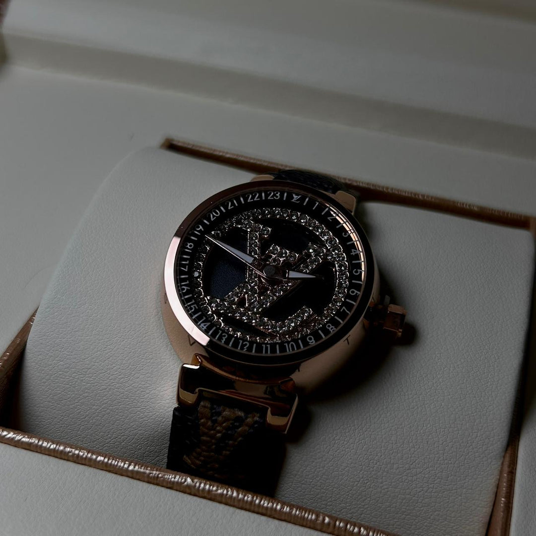 Louis Vuitton Stellar Orbit – Monogram Leather Rotating Dial - Giiz store