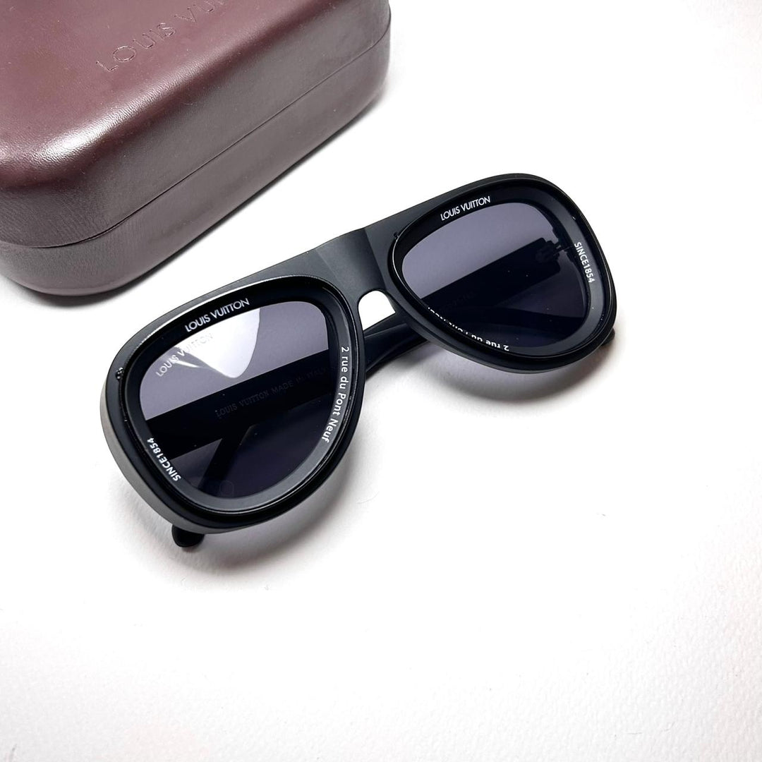 Louis Vuitton Super Vision Oversize Aviator – Black - Giiz store