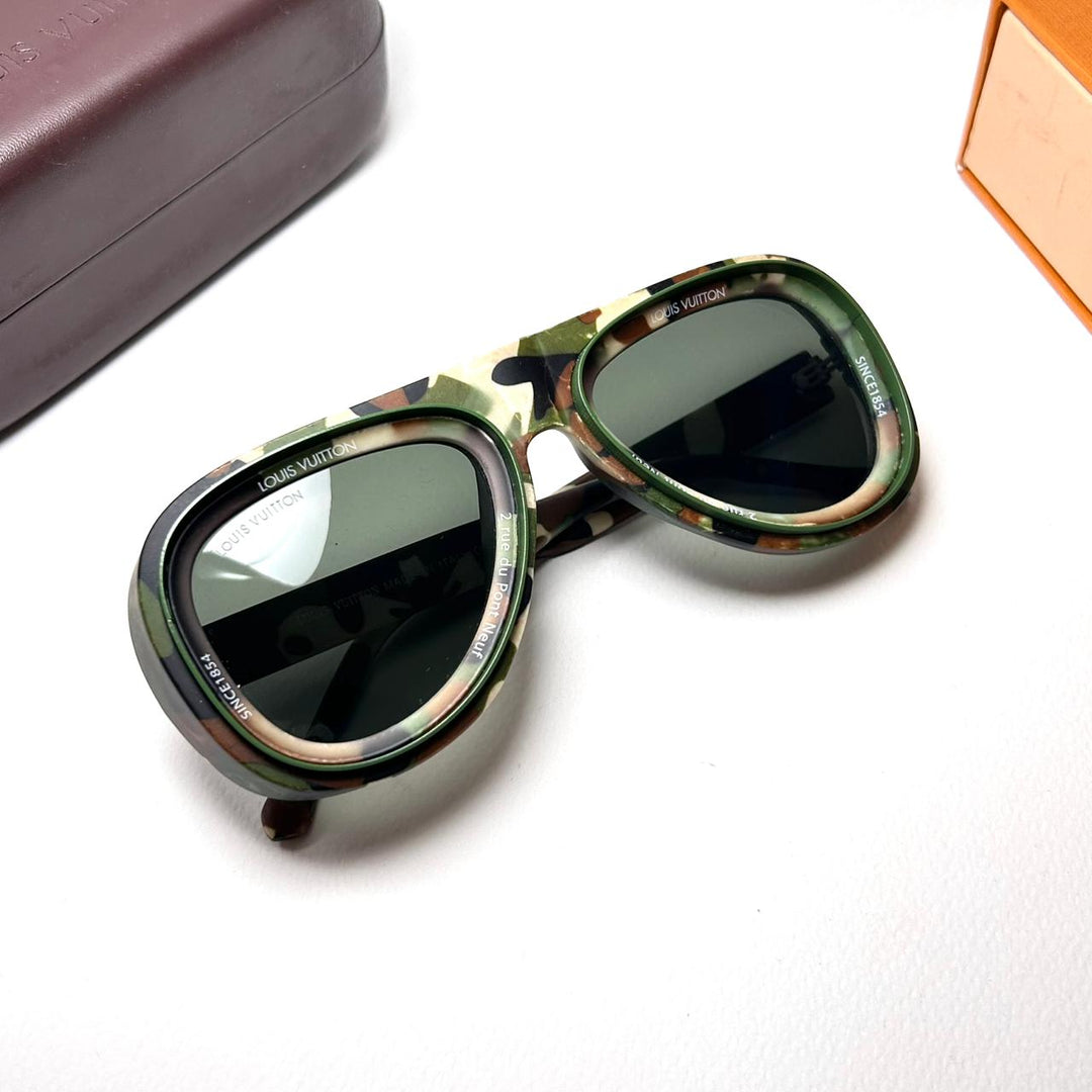 Louis Vuitton Super Vision OverSize Aviator - Camo Green - Giiz store