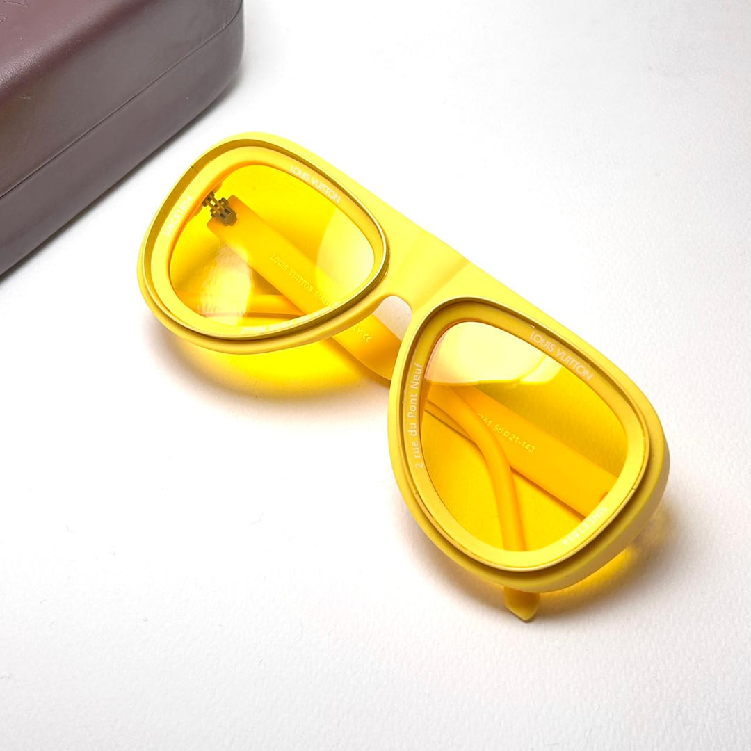 Louis Vuitton Super Vision OverSize Aviator - Full Yellow - Giiz store
