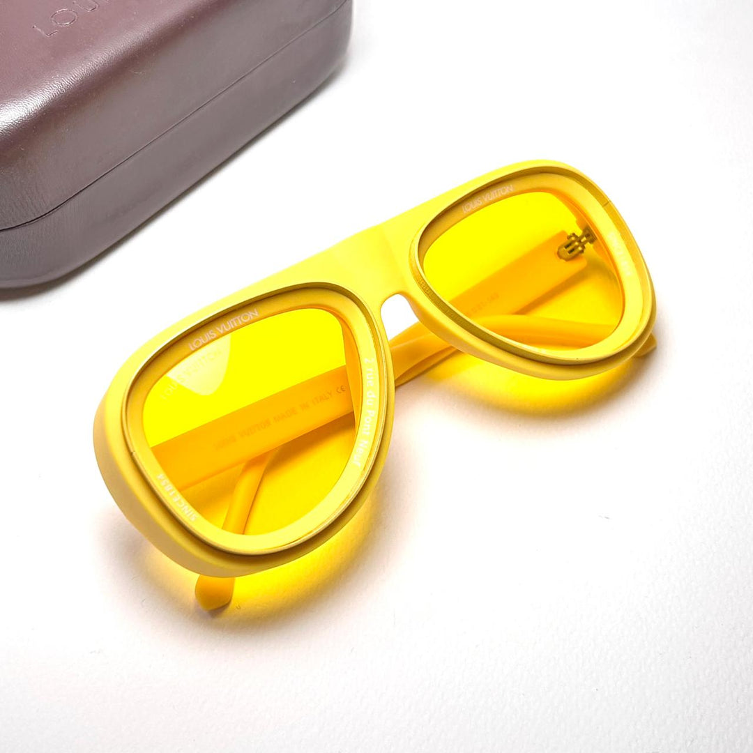 Louis Vuitton Super Vision OverSize Aviator - Full Yellow - Giiz store