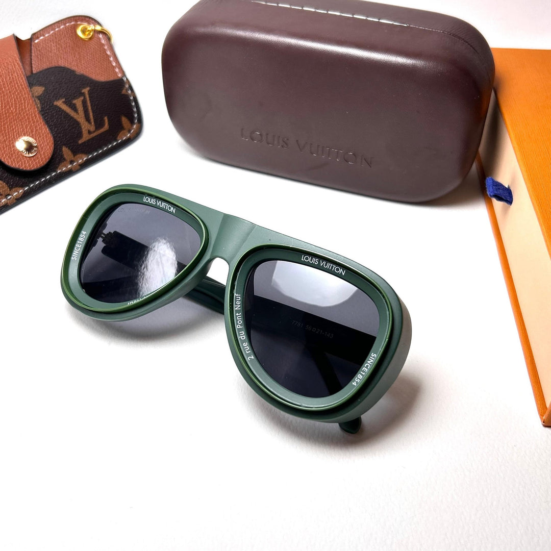 Louis Vuitton Super Vision OverSize Aviator - Oily Green - Giiz store