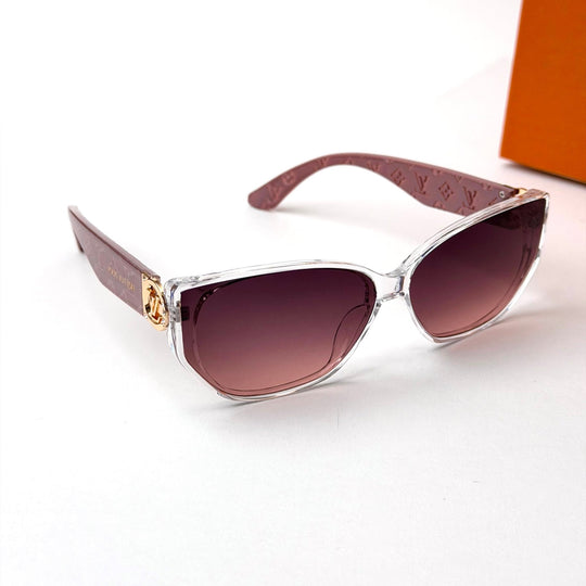 LOUIS VUITTON Transparent Cat Eye – Burgundy Gradient - Giiz store