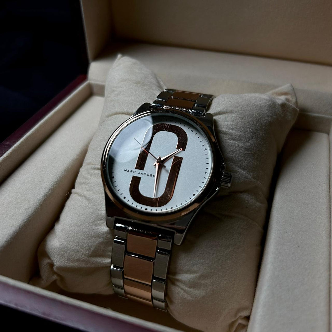 Marc Jacobs 1708 For Her - Two Tone Rose Gold White - Giiz store
