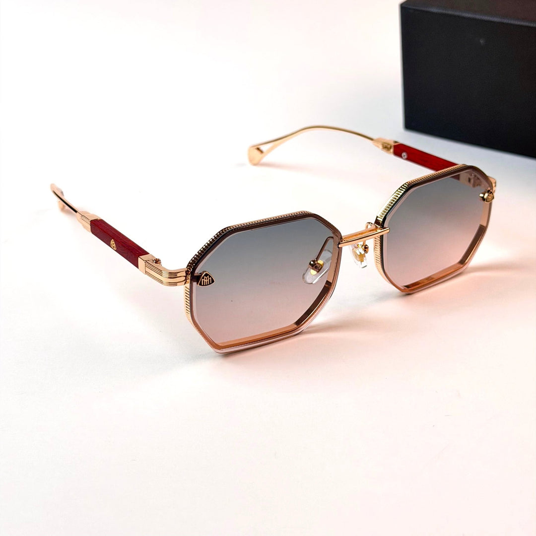 Maybach Octagonal – Rose Gold Grey Gradient - Giiz store