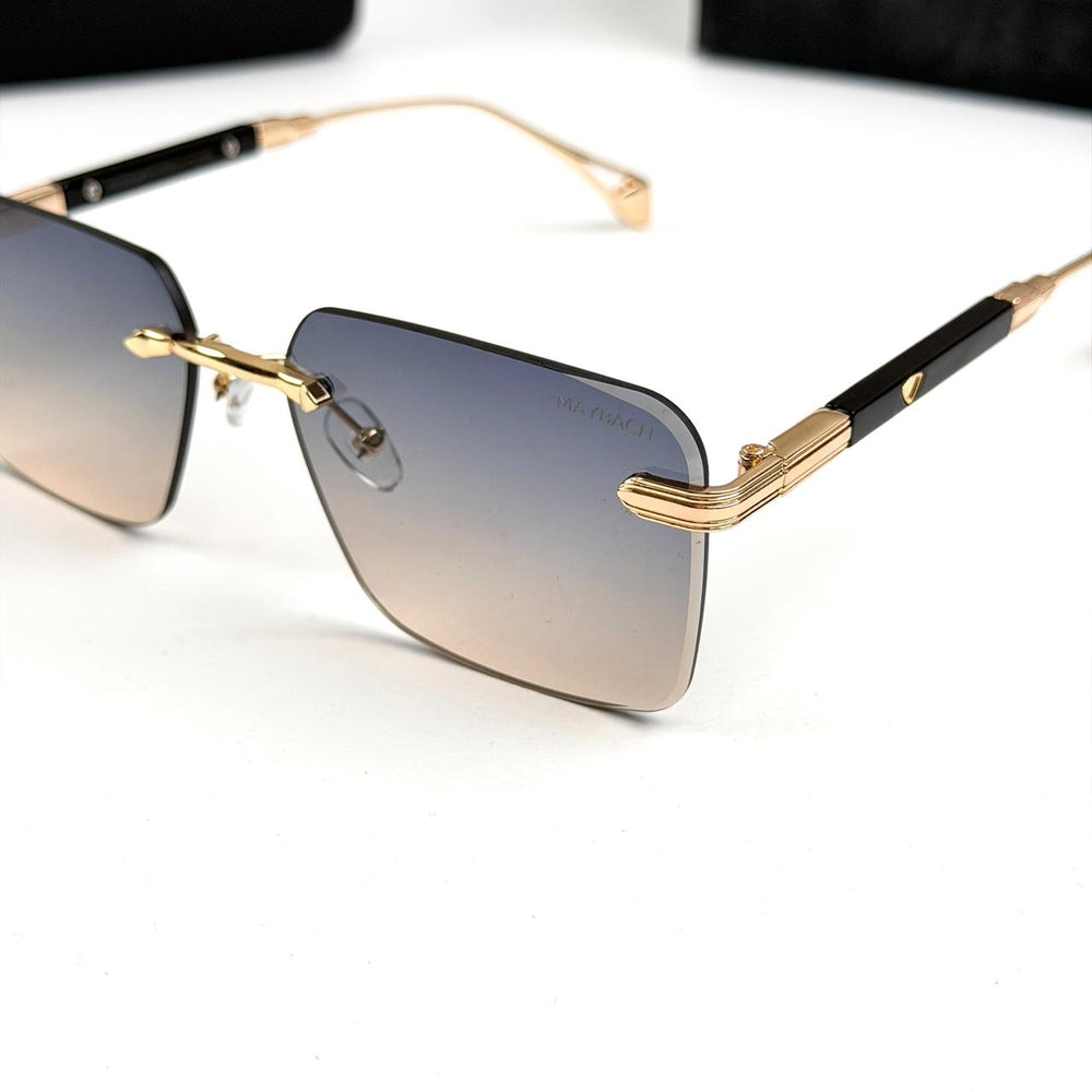 Maybach Rectangular Executive Rimless - Peach Gradient - Giiz store