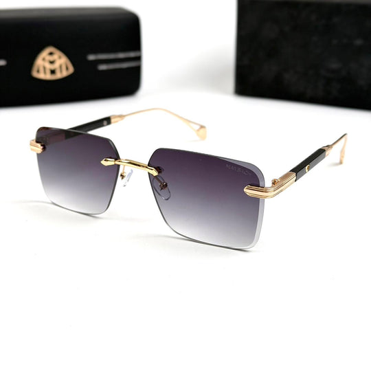 Maybach Rectangular Executive Rimless - Purple Gradient - Giiz store