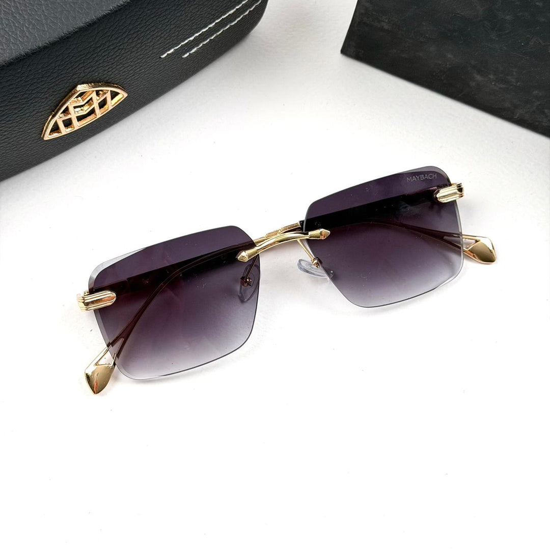 Maybach Rectangular Executive Rimless - Purple Gradient - Giiz store