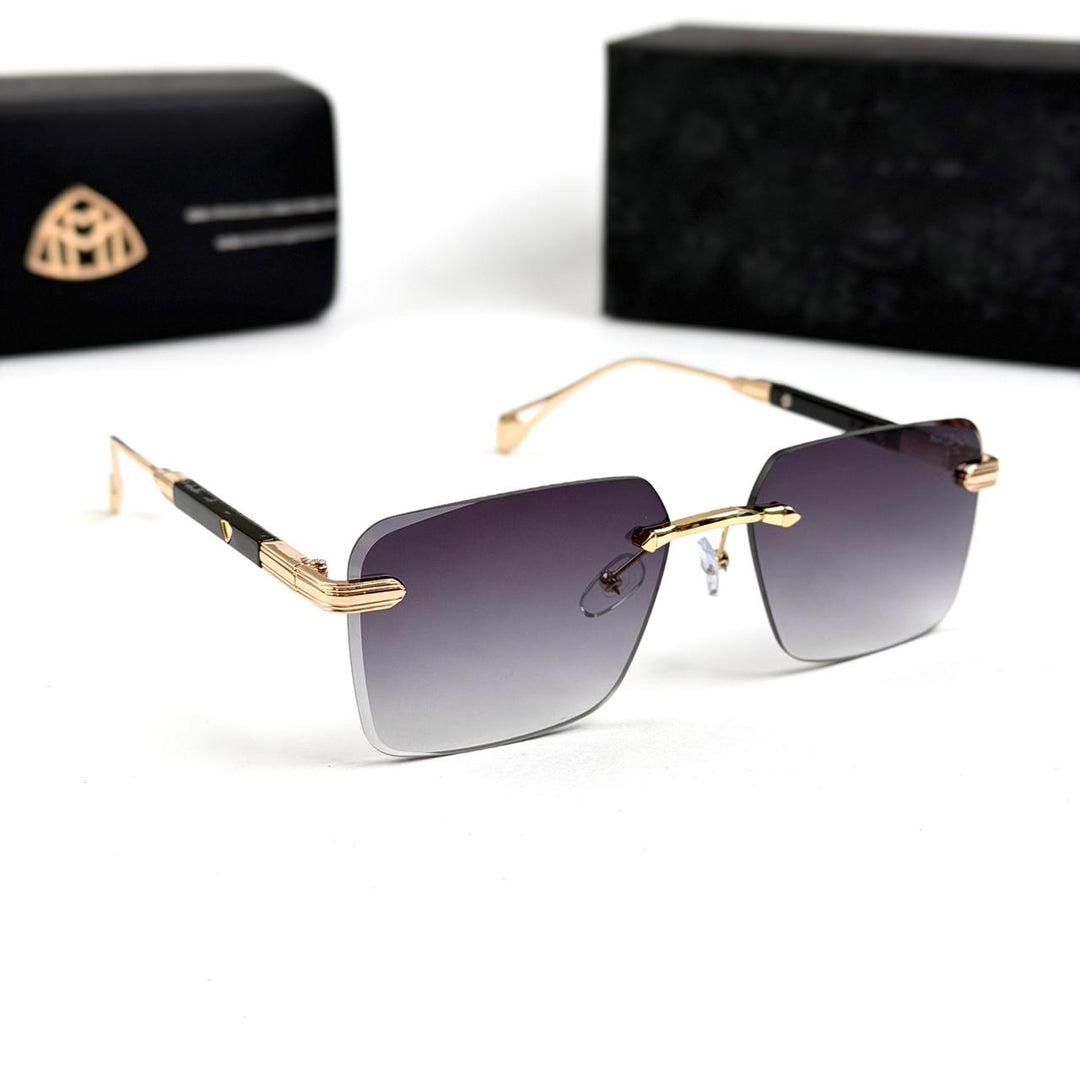 Maybach Rectangular Executive Rimless - Purple Gradient - Giiz store