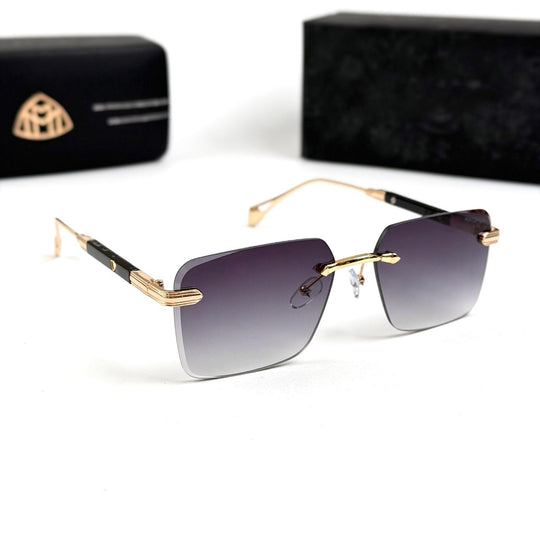 Maybach Rectangular Executive Rimless - Purple Gradient - Giiz store