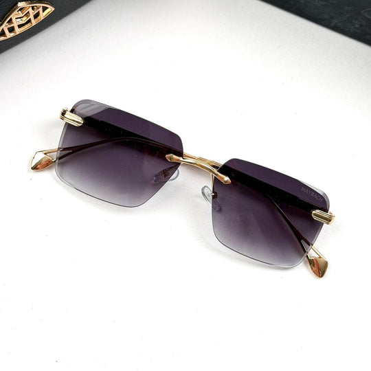 Rectangle Gradient Rimless Maybach Rectangular Executive Rimless - Purple Gradient - Giiz store