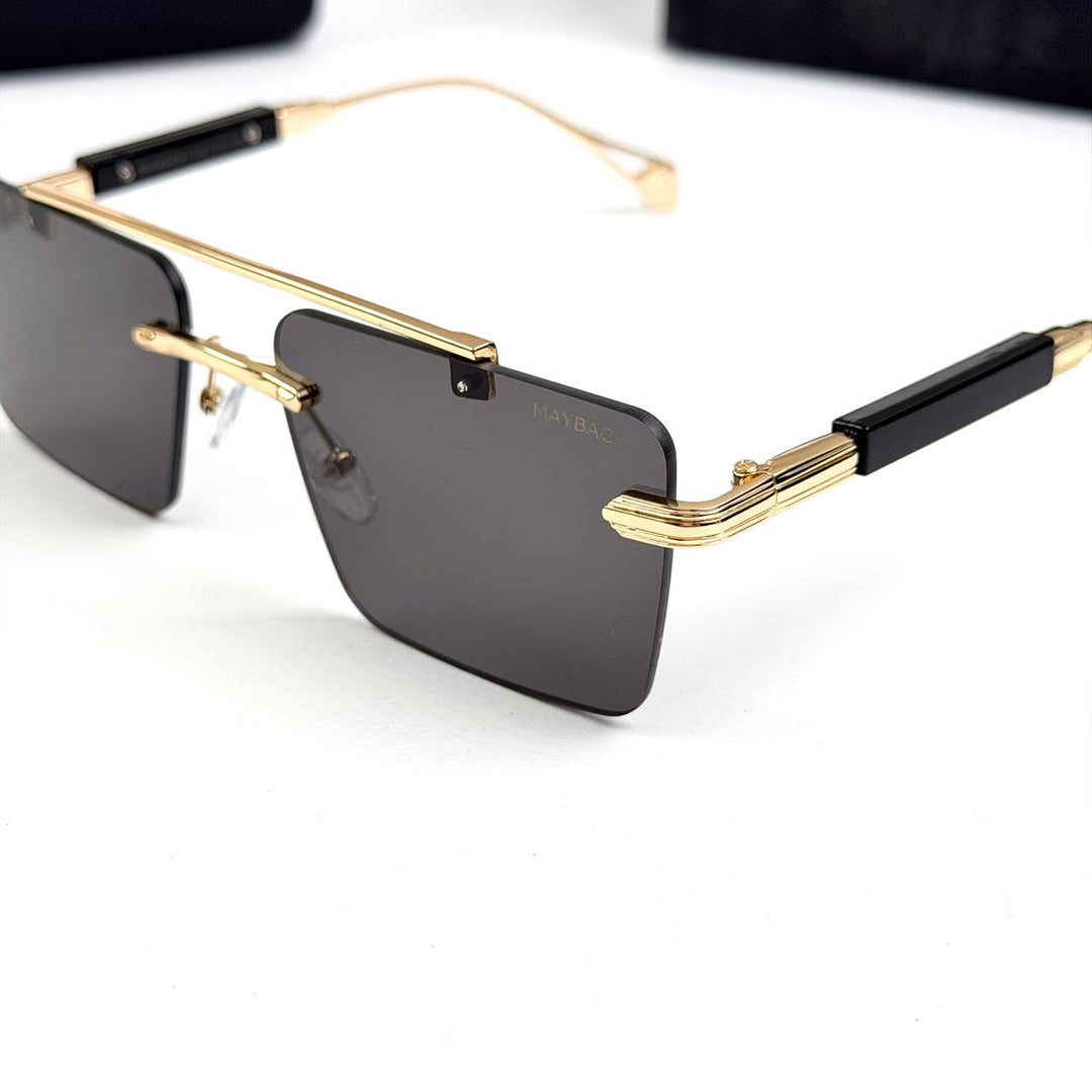 Maybach Rectangular Imperial Rimless - Golden Black - Giiz store