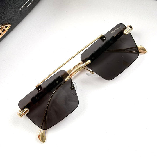 Maybach Rectangular Imperial Rimless - Golden Black - Giiz store