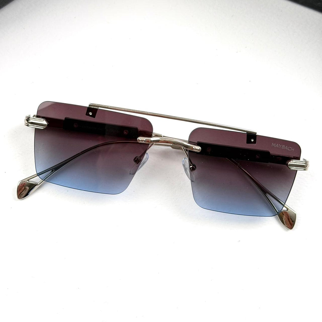 Rectangle Gradient Rimless Maybach Rectangular Imperial Rimless - Ocean Gradient - Giiz store
