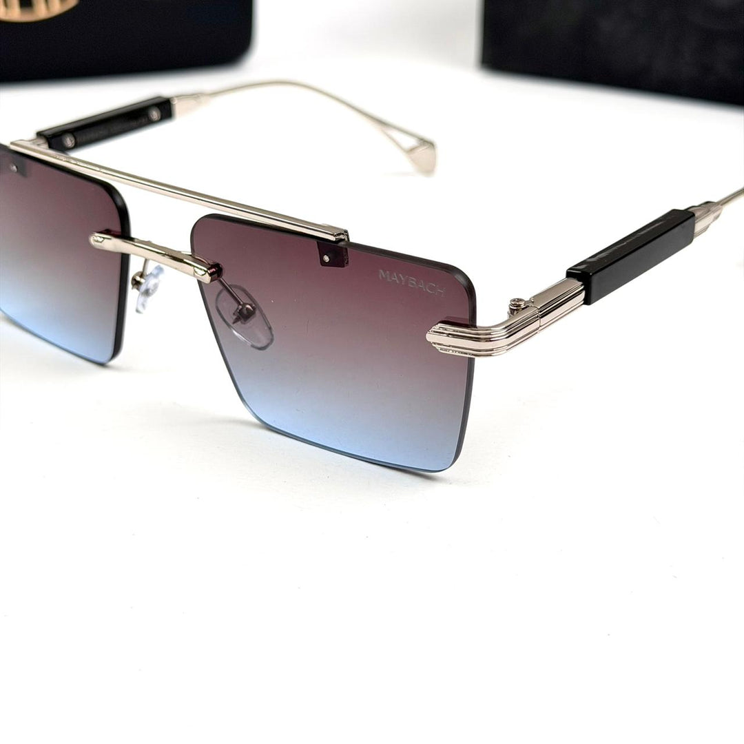 Maybach Rectangular Imperial Rimless - Ocean Gradient - Giiz store