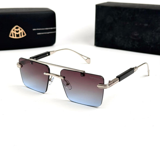 Maybach Rectangular Imperial Rimless - Ocean Gradient - Giiz store