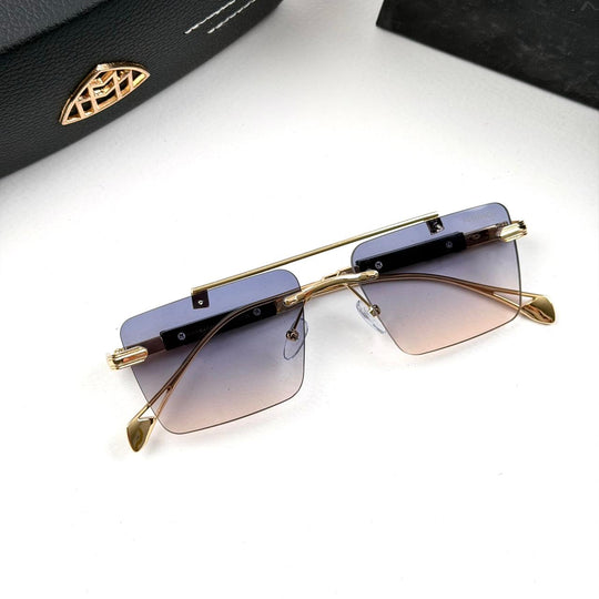 Maybach Rectangular Imperial Rimless - Peach Gradient - Giiz store