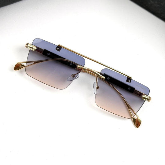 Maybach Rectangular Imperial Rimless - Peach Gradient - Giiz store