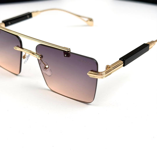Maybach Rectangular Imperial Rimless - Rose Champagne Gradient - Giiz store