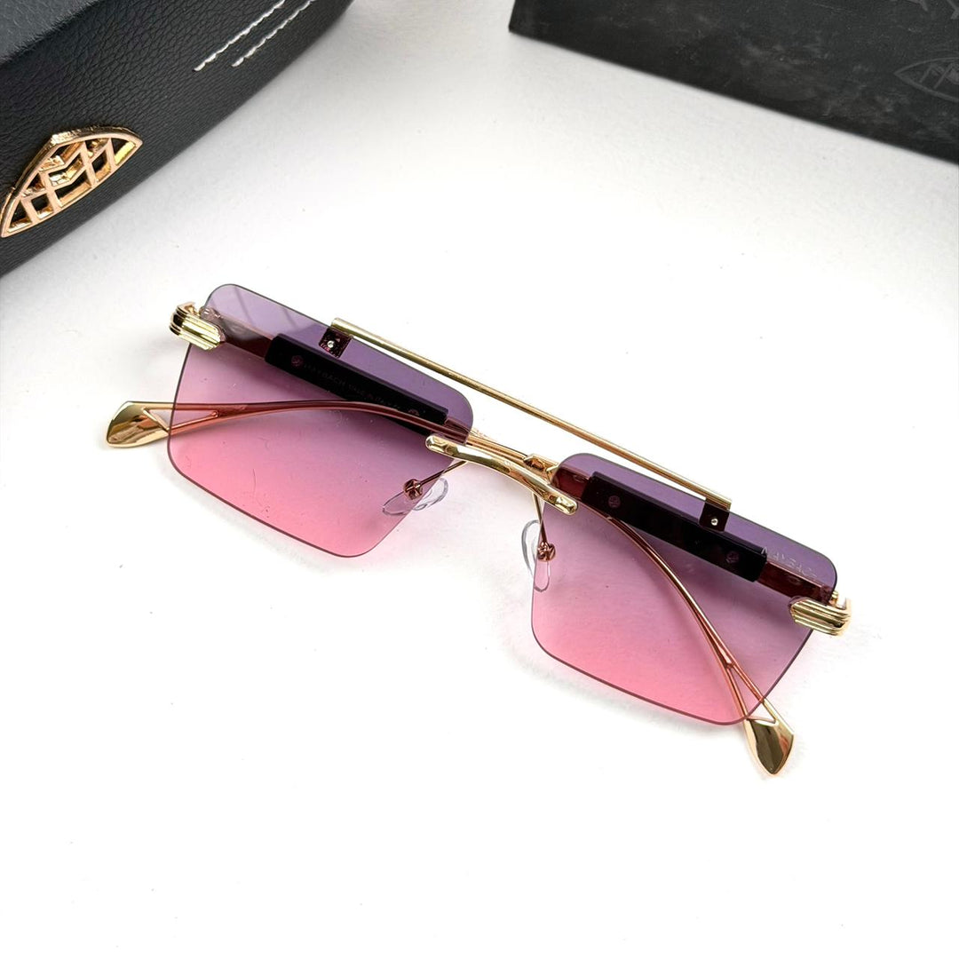 Maybach Rectangular Imperial Rimless - Sunset Gradient - Giiz store
