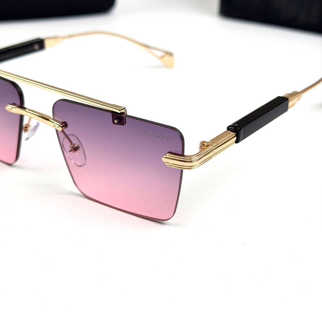Maybach Rectangular Imperial Rimless - Sunset Gradient - Giiz store