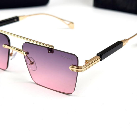 Maybach Rectangular Imperial Rimless - Sunset Gradient - Giiz store