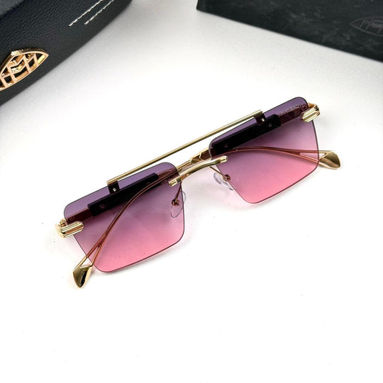 Maybach Rectangular Imperial Rimless - Sunset Gradient - Giiz store