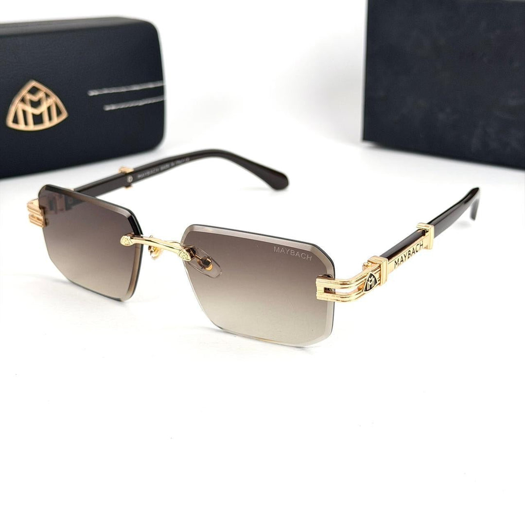 Maybach Rimless Square – Brown Gradient Lenses - Giiz store