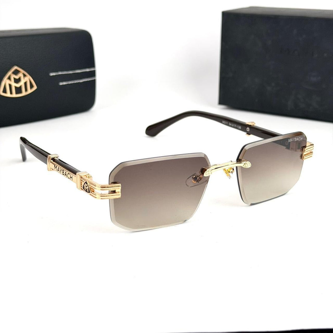 Maybach Rimless Square – Brown Gradient Lenses - Giiz store