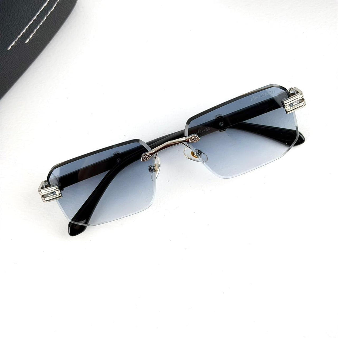 Maybach Rimless Square – Ice Blue Gradient Lenses - Giiz store