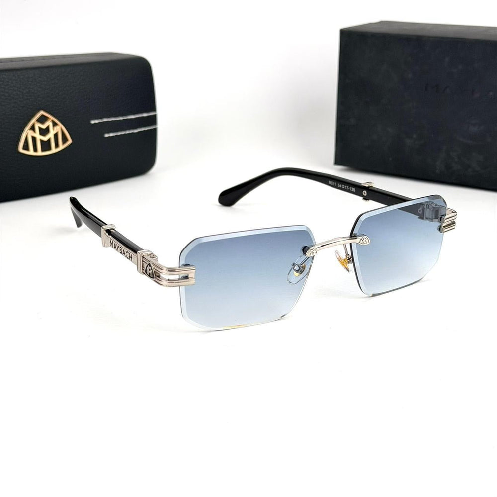 Maybach Rimless Square – Ice Blue Gradient Lenses - Giiz store