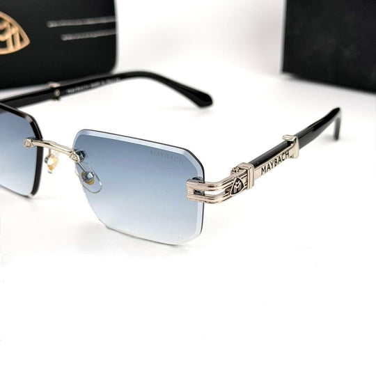 Maybach Rimless Square – Ice Blue Gradient Lenses - Giiz store
