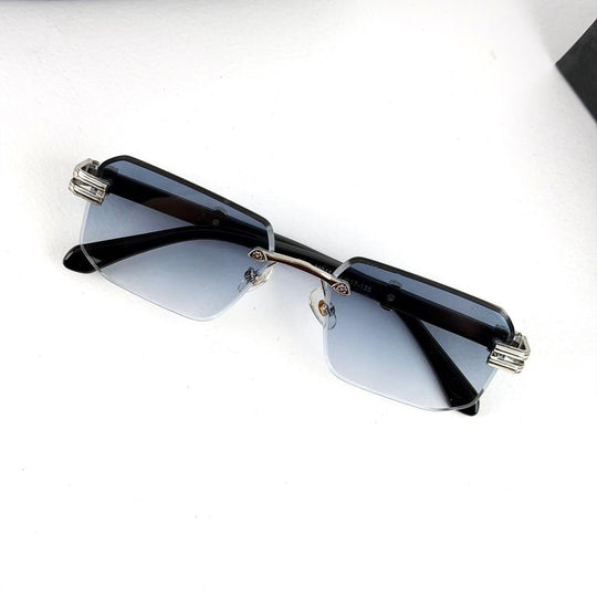 Maybach Rimless Square – Ice Blue Gradient Lenses - Giiz store