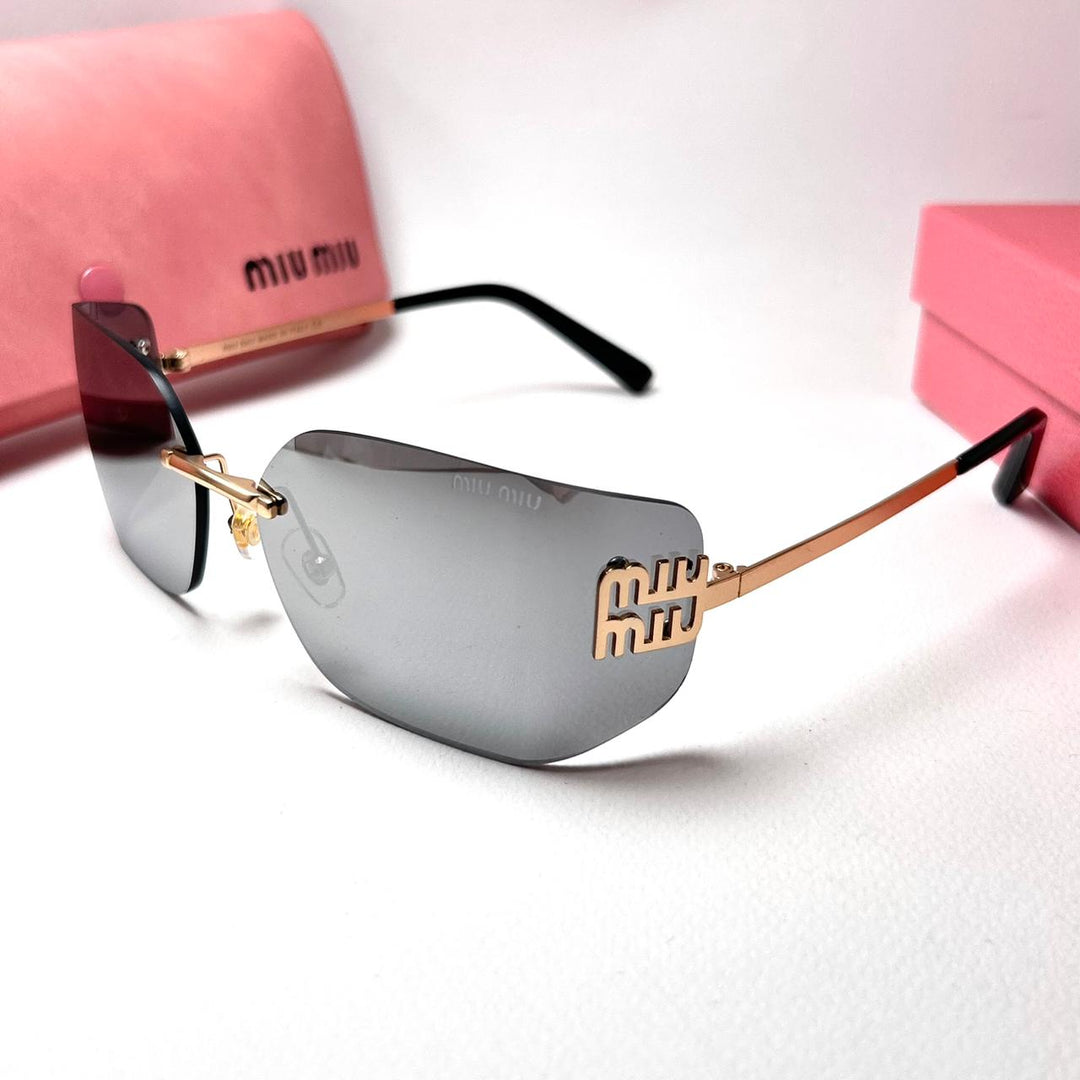 Miu Miu Aube - Silver Mirror - Giiz store