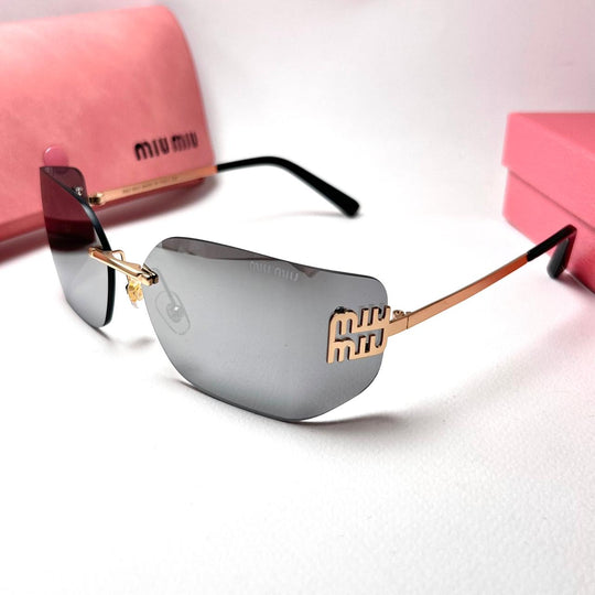 Miu Miu Aube - Silver Mirror - Giiz store